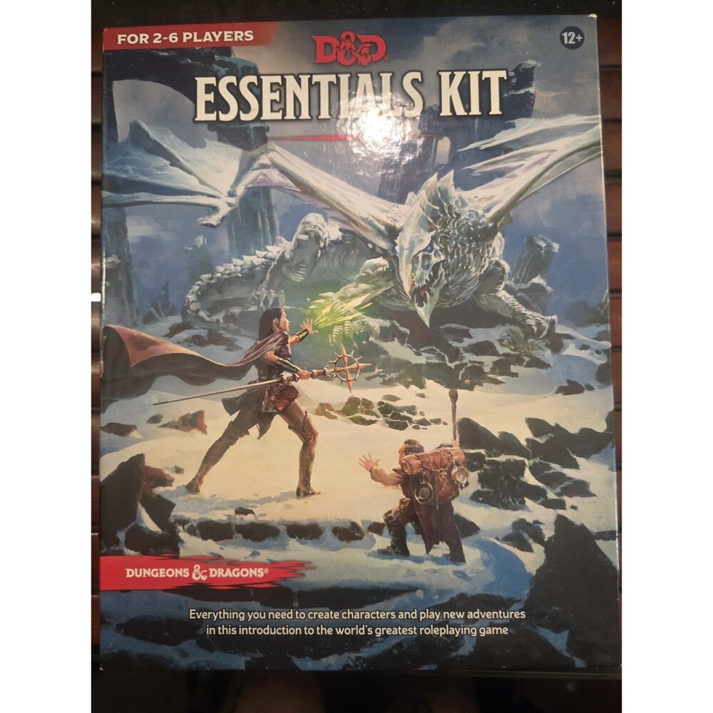 Dungeons and Dragons Essentials Kit D&D Boxed Set No DM Screen or Dice